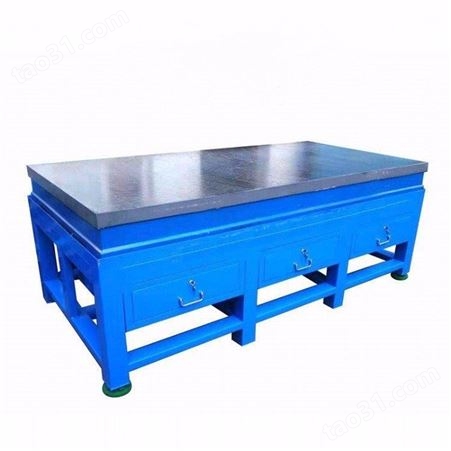 加固型钢板工作桌 钢板10mm至50mm厚可选 重型修模工作台