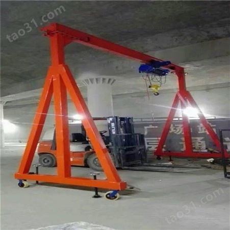 深圳厂家定做小型移动龙门吊机龙门架建筑单双梁门式起重机龙门吊