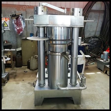 立式液压榨油机新型不锈钢芝麻香油机商用两相电自动粮油压榨设备