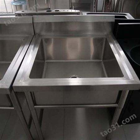 学校食堂厨房不锈钢水池 连云港大容量加深商用多功能水池