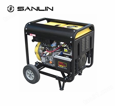 SANLIN动力 柴油发电电焊机HS6800EW 汽柴油自发电焊一体机190A250A