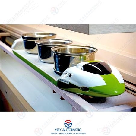 智能机器人送餐机器人_北京小火车送餐的餐厅_智能送餐小火车厂家