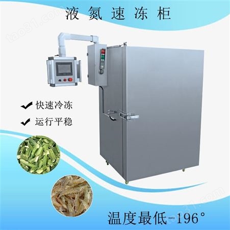 商业小型液氮速冻机 -40°低温食品面饼速冻柜 宏科机械冷冻冻机可定制