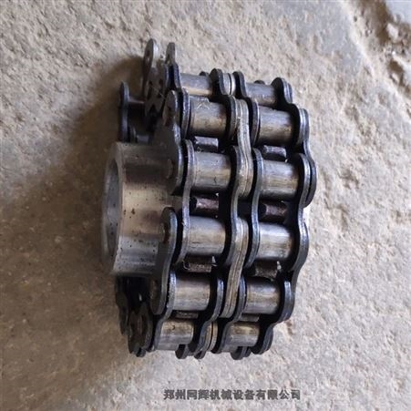 混凝土搅拌机链轮链条 变速箱14齿链轮联轴器 滚筒链条压轮