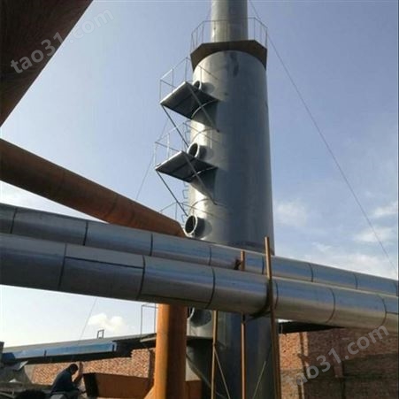 湖北养殖场喷淋除臭装置设备碳钢喷淋净化塔活性炭吸附塔