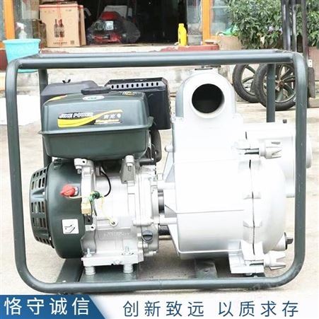 小型汽油机水泵 4寸高扬程自吸泵 灌溉抽水泵