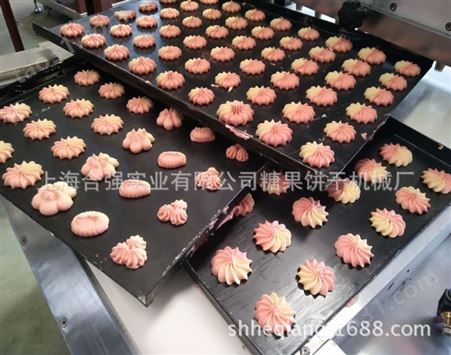 HQ-CK400-600双色曲奇饼干机 果酱曲奇机 上海合强食品机器