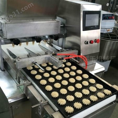 上海合强厂家供应HQ400/600型曲奇饼干机 曲奇糕点设备制造商 小型扭花曲奇机价格