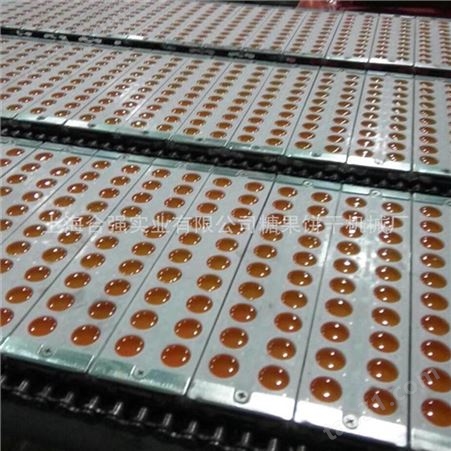 现货供应全自动夹芯太妃糖浇注生产线 450型太妃糖设备价格 合强糖果机械生产厂家