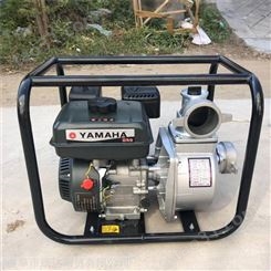 小型抽水泵 汽油大功率管道泵 高效省油污水防汛排水泵图片