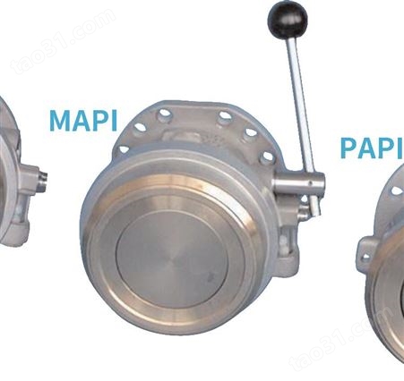 油管接头 MAPI接口用于底部灌装 带把手杠杆位置指示器