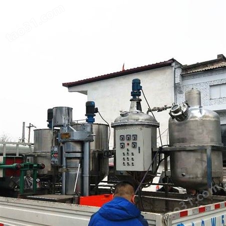 小型精炼机组小型榨油坊精炼油机 德方菜籽油炼油机 食用油精炼设备生产厂家