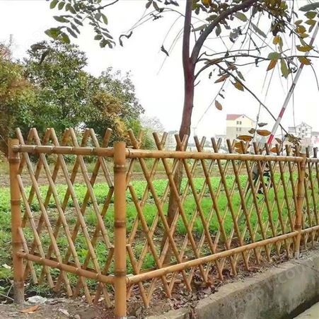 农家院仿竹节篱笆 别墅护栏 公园广场隔离栅 绿地园林围栏网 竹节护栏