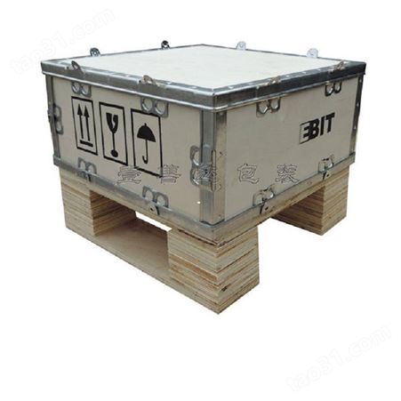 定制钢边箱，钢边箱扣件箱空港包装生产加工定制扣件箱钢边箱