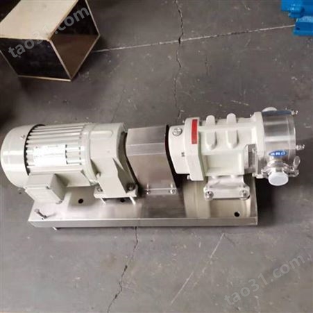 卧式高粘度转子泵 NYP高粘度内转子泵 不锈钢凸轮转子泵 物流便捷