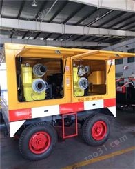 云南应急抢险移动泵车 移动柴油机水泵 移动排污泵站