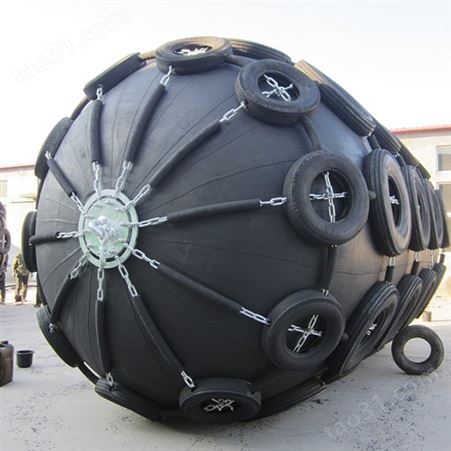 生产供应轮胎护套式橡胶充气护舷