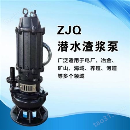 ZJQ沙船专用潜渣泵现货直销 临沂潜渣泵寿命持久 托塔