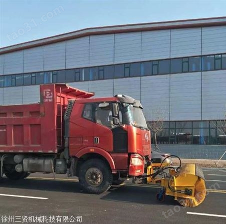 重型卡车可配 3米滚刷扫雪机 稳定高效 经久耐用