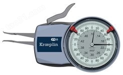德国kroeplin针盘式卡规内卡规H602