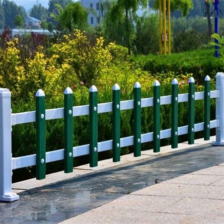 GLRSHL格拉瑞斯PVC塑钢草坪护栏厂 定制生产花园围栏 街道绿化带隔离围栏报价