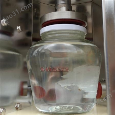 真空封罐机厂家 舟山尚唯2020新型半自动燕窝玻璃瓶旋盖机