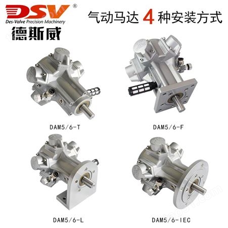 大扭矩气动马达 - 批发厂家 DAM5-6-F 大功率气动马达厂家三年质保 - 昆山德斯威(DSV)