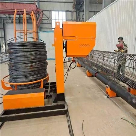 宁夏银川盘丝绕线滚笼机 水泥管滚焊机 现货供应