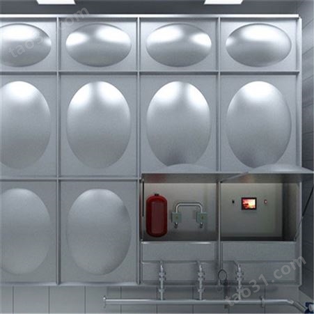 组合式不锈钢球板水箱 全焊接不锈钢水箱  双层不锈钢保温水箱