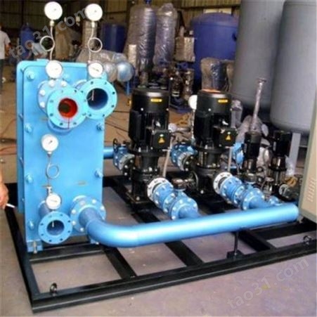 大型汽水换热器    换热器  高温蒸汽降温式汽水换热供热机组