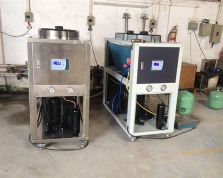 淋膜冷水机 开炼冷水机 挤出机用冷水机   辽宁海安鑫机械HAXW-159.1e螺杆式冷水机组