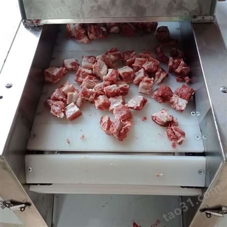 商用多功能冻鱼切段机切块机 冻肉切块机