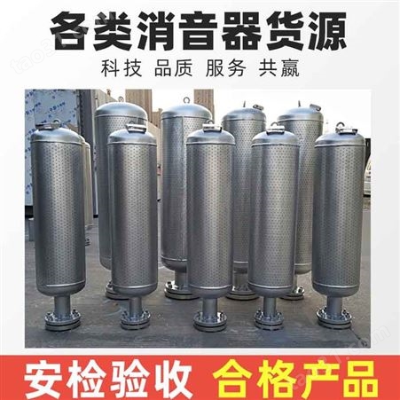 批发排气小孔消声器 放空阀蒸汽消声器 不锈钢消声器厂家批发