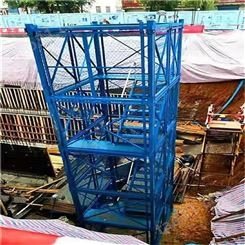 如祥供应 安全爬梯梯笼 施工梯笼 建筑式安全梯笼