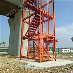 河北如祥 建筑施工安全梯笼 地铁基坑梯笼 桥梁墩柱施工安全梯笼