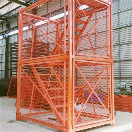 现货供应隧道施工安全梯笼 箱式梯笼 组合式安全梯笼 按时发货