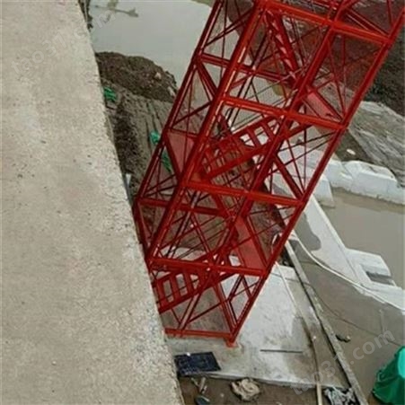 衡水如祥 生产框架安全梯笼 隧道施工安全梯笼 高空作业梯笼平台