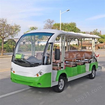 14座蓄电池观光车厂家 游览车ZH-GQ14 景区旅游观光车
