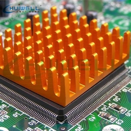 电脑服务器主板CPU芯片金属散热器装置 铝合金散热片模块组件定制