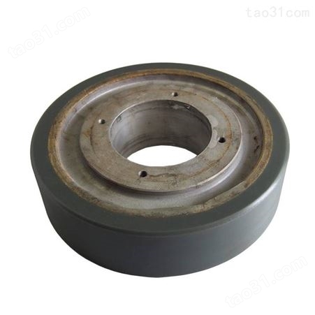 重庆铁芯包胶转向轮 pu包胶轮 耐油缓冲聚氨酯包胶轮 滚轮包胶轮