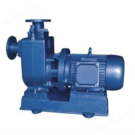自吸泵型号:ZW型不锈钢自吸排污泵|自吸污水泵|无堵塞自吸泵