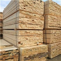 建筑工地木方厂家批发 10x10铁杉工地木方定制平价销售 呈果木业
