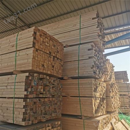 木方价格建筑木方 呈果辐射松建筑方木定制批发质优价廉