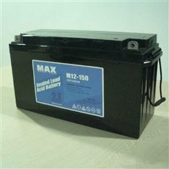 MAX蓄电池M12-200 12V200AH 20HR UPS EPS应急配电柜 安防电源系统