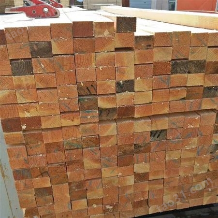 木方加工厂 呈果木业 长期供应3x8建筑方木*