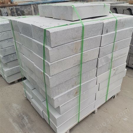 生产供应G603芝麻白路沿石厂家  标准规格600x300x10芝麻白石材主要产地-昌祥石材