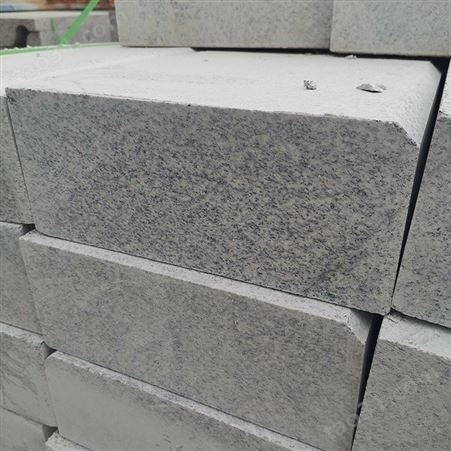 生产供应G603芝麻白路沿石厂家  标准规格600x300x10芝麻白石材主要产地-昌祥石材