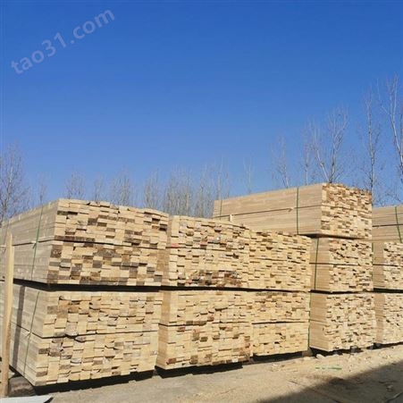 呈果木业3x4工地木方 建筑木方条 建筑方木生产厂家