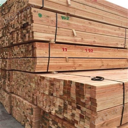 日照建筑木材厂建筑木方批发 建筑工地木方规格型号_呈果木业