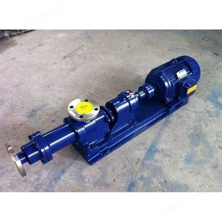 沁泉 G40-1不锈钢浓浆泵_污泥单螺杆泵